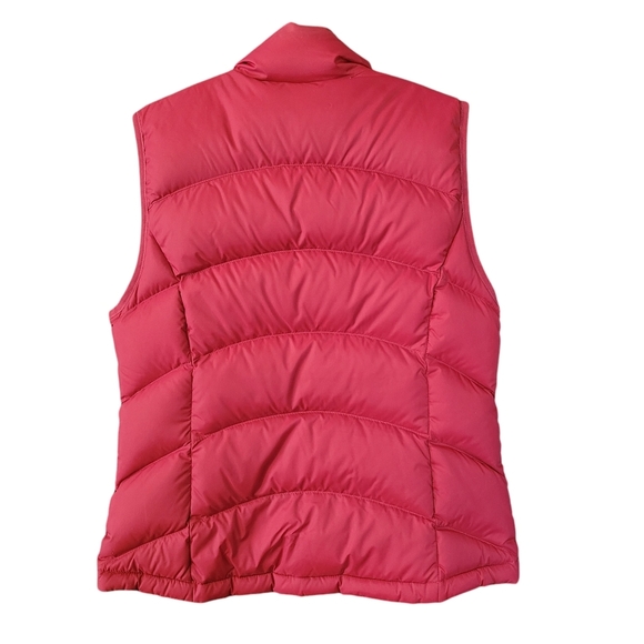L.L. Bean goose down puffer vest in dark red - S.            J91 - Picture 3 of 7